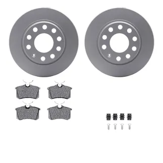 R1 Concepts WDUH1-73126 Carbon Series Brake Rotors W/ 5000 Oep Brake Pads & Hdw